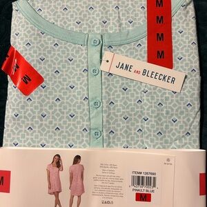 Jane and Bleecker Mint Blue Nightgown